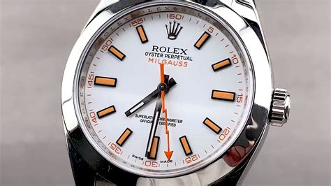 rolex milgauss best replica|rolex milgauss white face.